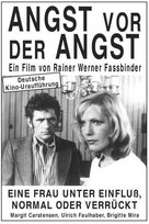 Angst vor der Angst - German poster (xs thumbnail)