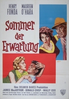 Spencer&#039;s Mountain - German Movie Poster (xs thumbnail)