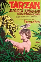 Tarzan and the Green Goddess - Finnish Movie Poster (xs thumbnail)