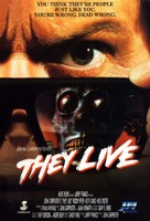 They Live - Norwegian VHS movie cover (xs thumbnail)