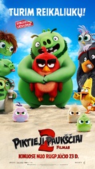 The Angry Birds Movie 2 - Lithuanian Movie Poster (xs thumbnail)