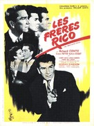 The Brothers Rico - French Movie Poster (xs thumbnail)
