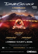 David Gilmour Live at Pompeii - Slovak Movie Poster (xs thumbnail)