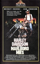 Harley Davidson and the Marlboro Man - Finnish VHS movie cover (xs thumbnail)