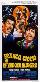 Franco, Ciccio e le vedove allegre - Italian Movie Poster (xs thumbnail)