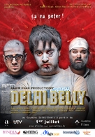 Delhi Belly - French Movie Poster (xs thumbnail)