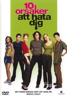 10 Things I Hate About You - Swedish DVD movie cover (xs thumbnail)