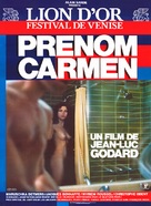 Pr&eacute;nom Carmen - French Movie Poster (xs thumbnail)