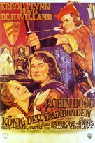The Adventures of Robin Hood - German Movie Poster (xs thumbnail)