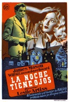 The Night Has Eyes - Spanish Movie Poster (xs thumbnail)