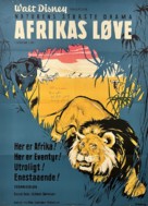 The African Lion - Danish Movie Poster (xs thumbnail)