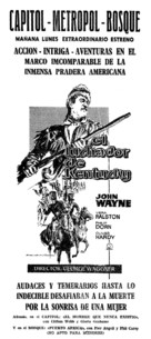 The Fighting Kentuckian - Spanish poster (xs thumbnail)
