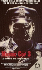 Maniac Cop 3: Badge of Silence - Argentinian VHS movie cover (xs thumbnail)