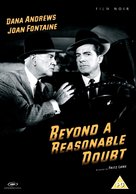 Beyond a Reasonable Doubt - British DVD movie cover (xs thumbnail)