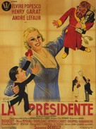 La pr&eacute;sidente - French Movie Poster (xs thumbnail)