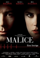 Malice - German Movie Poster (xs thumbnail)