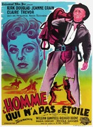 Man Without a Star - French Movie Poster (xs thumbnail)