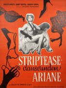 Strip-tease - Danish Movie Poster (xs thumbnail)
