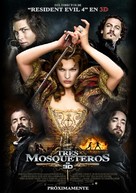 The Three Musketeers - Chilean Movie Poster (xs thumbnail)