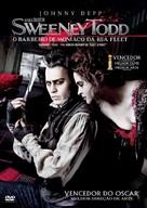 Sweeney Todd: The Demon Barber of Fleet Street - Brazilian DVD movie cover (xs thumbnail)