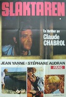 Le boucher - Swedish Movie Poster (xs thumbnail)