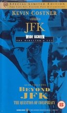 JFK - British VHS movie cover (xs thumbnail)