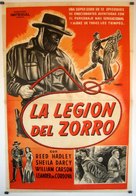 Zorro&#039;s Fighting Legion - Spanish Movie Poster (xs thumbnail)