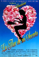 La flor de mi secreto - Spanish Movie Poster (xs thumbnail)