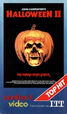 Halloween II - German VHS movie cover (xs thumbnail)