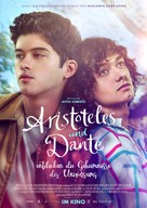 Aristotle and Dante Discover the Secrets of the Universe - German Movie Poster (xs thumbnail)