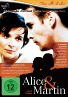 Alice et Martin - German DVD movie cover (xs thumbnail)