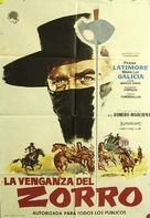 La venganza del Zorro - Spanish Movie Poster (xs thumbnail)