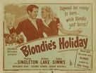Blondie&#039;s Holiday - Movie Poster (xs thumbnail)