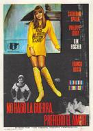 Non faccio la guerra, faccio l&#039;amore - Spanish Movie Poster (xs thumbnail)