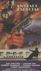 Foreign Correspondent - Spanish VHS movie cover (xs thumbnail)