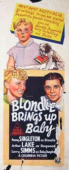 Blondie Brings Up Baby - Australian Movie Poster (xs thumbnail)