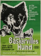 The Hound of the Baskervilles - Danish Movie Poster (xs thumbnail)