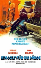 Una pistola per cento bare - German VHS movie cover (xs thumbnail)