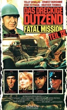 The Dirty Dozen: The Fatal Mission - German VHS movie cover (xs thumbnail)