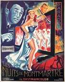 Les nuits de Montmartre - French Movie Poster (xs thumbnail)