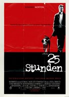 25th Hour - German Movie Poster (xs thumbnail)