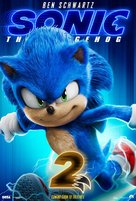 Sonic the Hedgehog 2 - Indonesian Movie Poster (xs thumbnail)