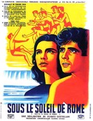 Sotto il sole di Roma - French Movie Poster (xs thumbnail)