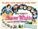 Snow White and the Seven Dwarfs - British Re-release movie poster (xs thumbnail)