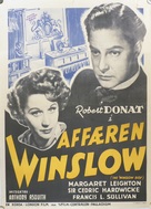 The Winslow Boy - Danish Movie Poster (xs thumbnail)