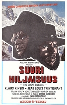 Il grande silenzio - Finnish VHS movie cover (xs thumbnail)