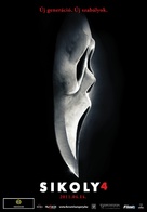 Scream 4 - Hungarian Movie Poster (xs thumbnail)