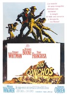 Rio Conchos - Spanish Movie Poster (xs thumbnail)