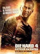 Live Free or Die Hard - French Movie Poster (xs thumbnail)