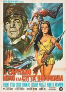 Captain Nemo and the Underwater City - Italian Movie Poster (xs thumbnail)